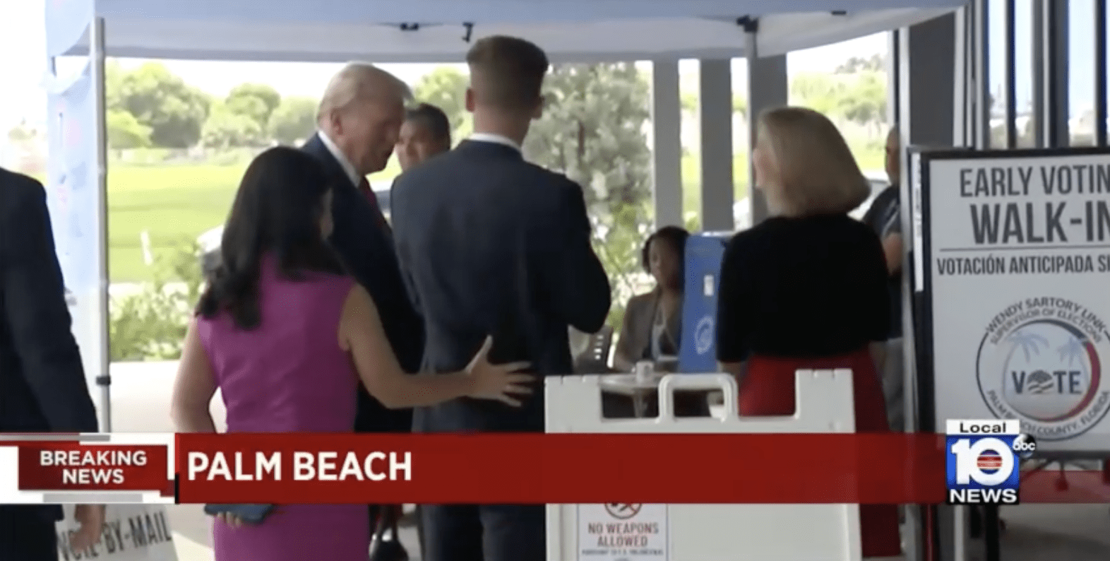 Trump may have voted illegally when he cast early primary ballot in Palm Beach County